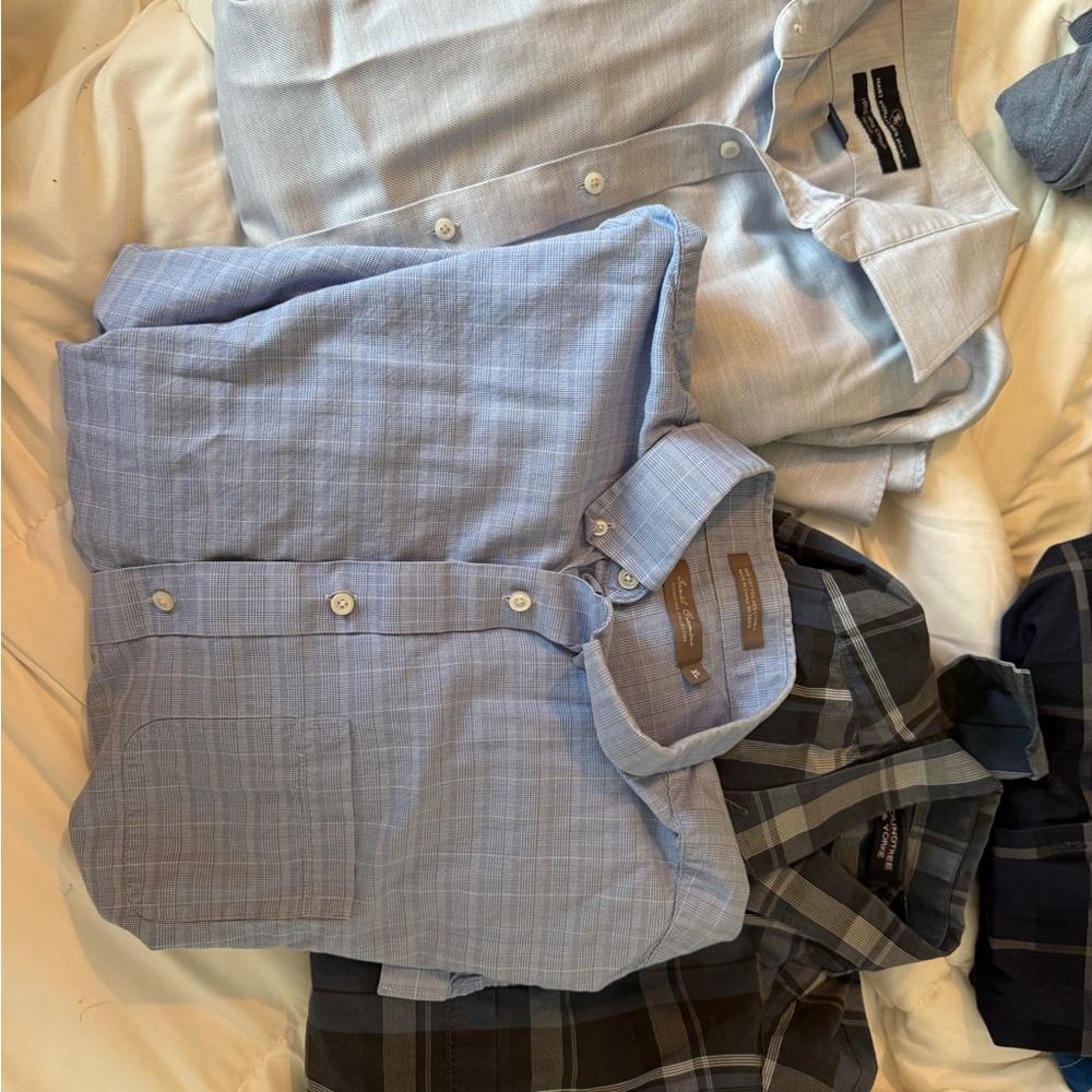 Bundle Men's Blue Shirts
